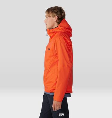 Men's Premonition UL Anorak, Color: State Orange, image 3