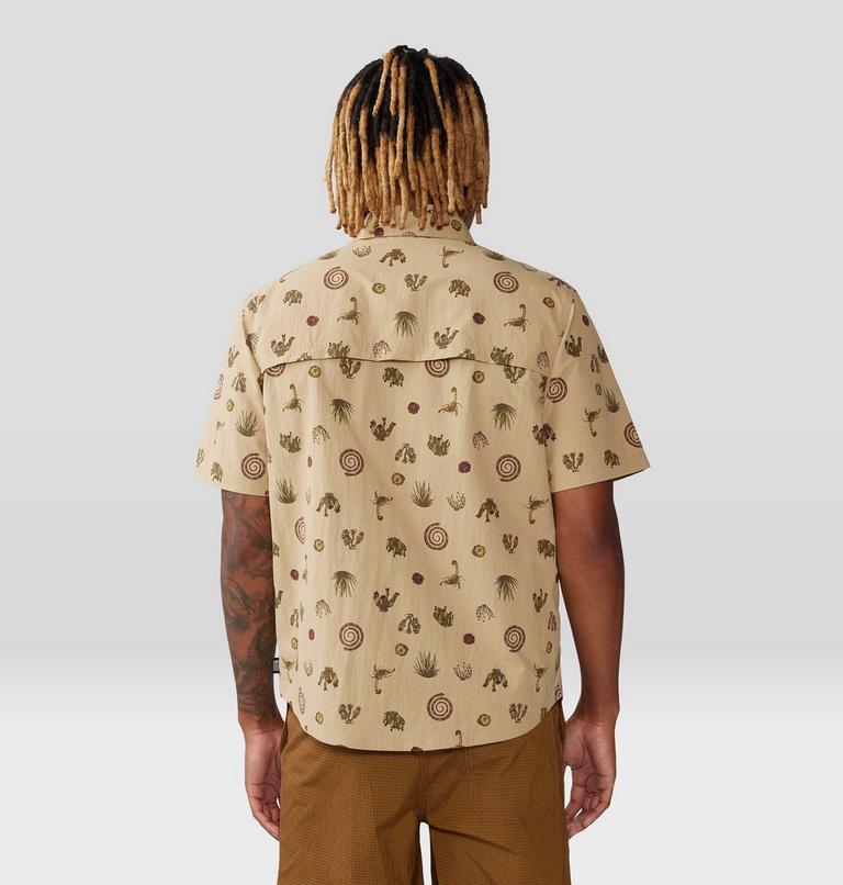 Men's Stryder Short Sleeve Shirt, Color: Moab Tan Scorpion Print, image 2
