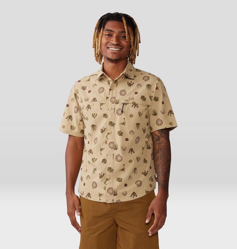 Men's Stryder Short Sleeve Shirt, Color: Moab Tan Scorpion Print, image 1