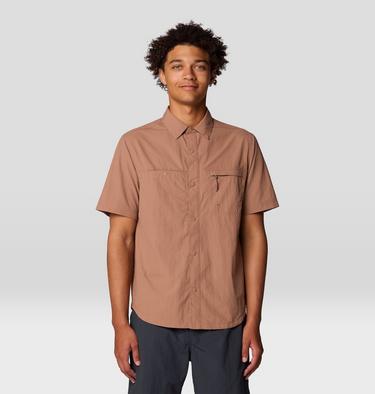 Men's Stryder Short Sleeve Shirt, Color: New Clay, image 1