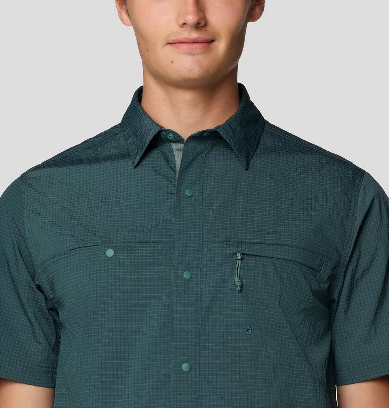 Men's Stryder Short Sleeve Shirt, Color: Blue Pine Ripstop, image 5