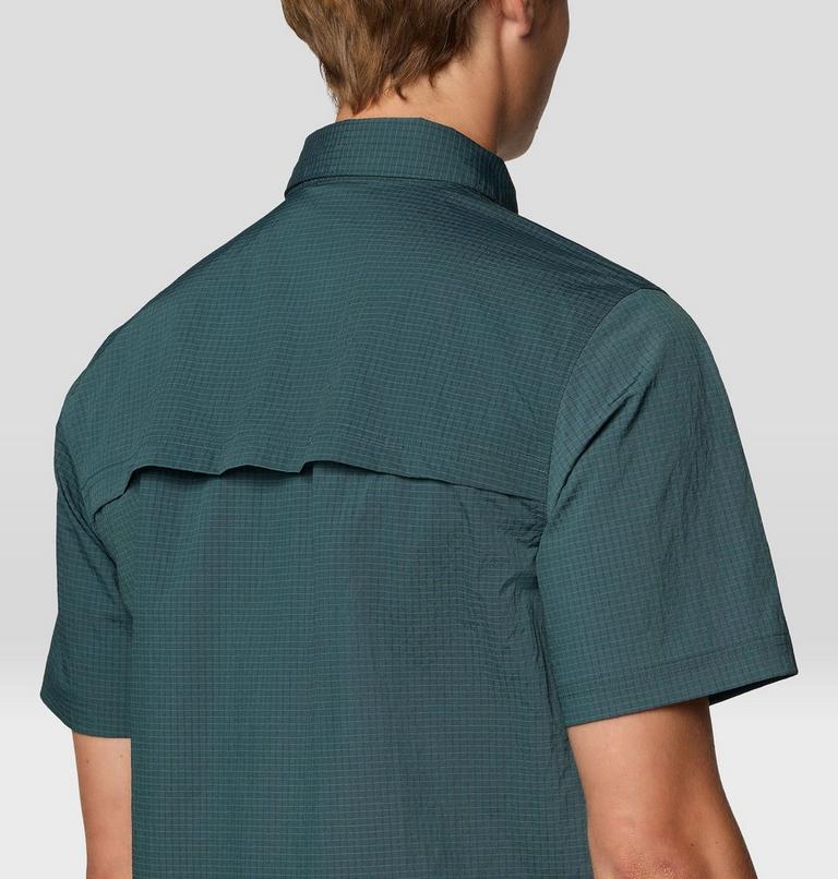 Men's Stryder Short Sleeve Shirt, Color: Blue Pine Ripstop, image 6
