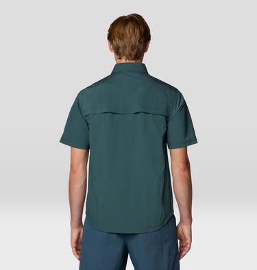 Men's Stryder Short Sleeve Shirt, Color: Blue Pine Ripstop, image 7