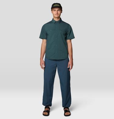 Men's Stryder Short Sleeve Shirt, Color: Blue Pine Ripstop, image 6