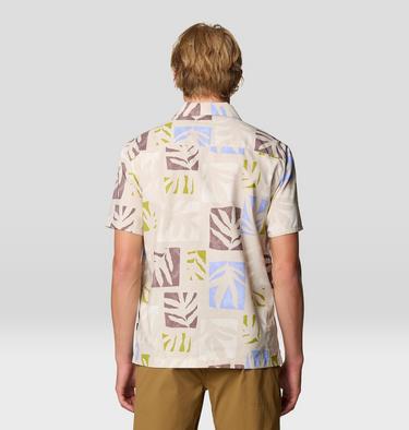 Men's Trail Sender Camp Shirt, Color: Stone Meadows Print, image 3