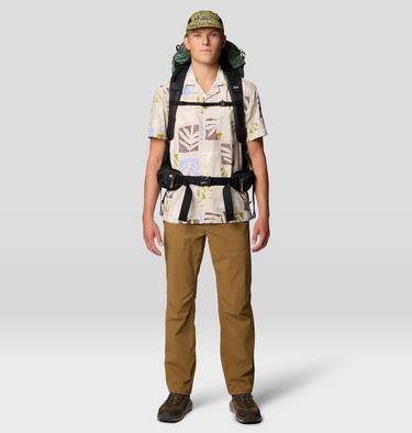 Men's Trail Sender Camp Shirt, Color: Stone Meadows Print, image 2