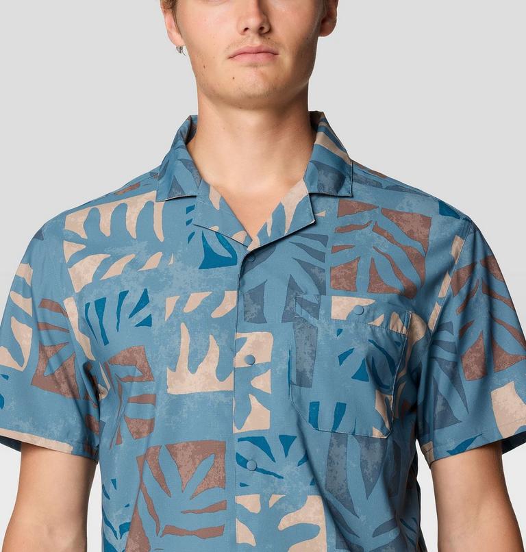 Chemise imprimée Trail Sender, Color: Adriatic Blue Meadows Print, image 5