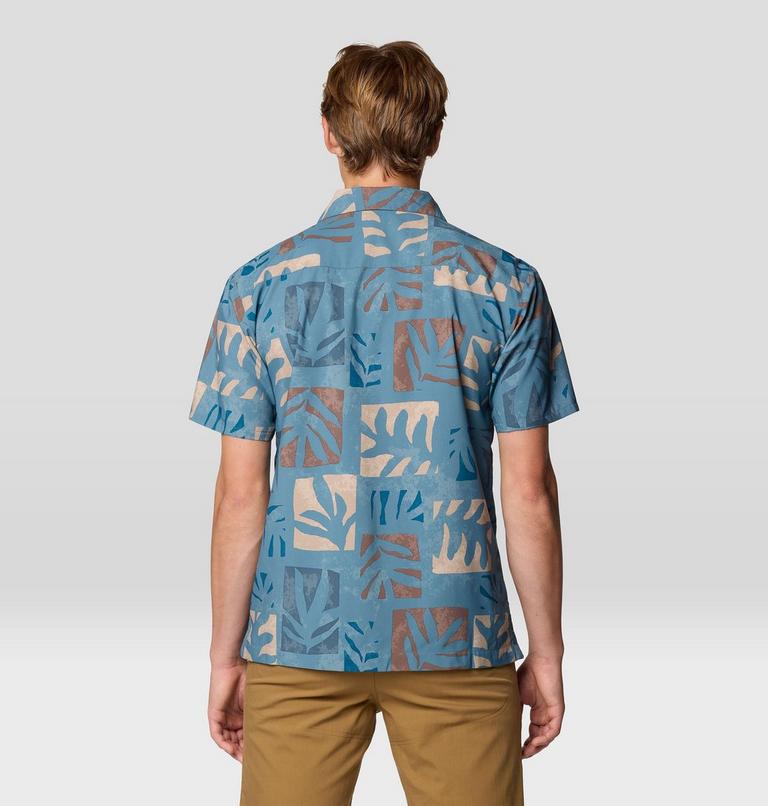 Chemise imprimée Trail Sender, Color: Adriatic Blue Meadows Print, image 3