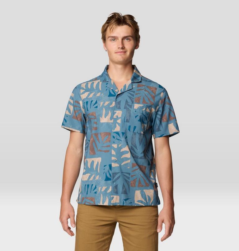 Chemise imprimée Trail Sender, Color: Adriatic Blue Meadows Print, image 1