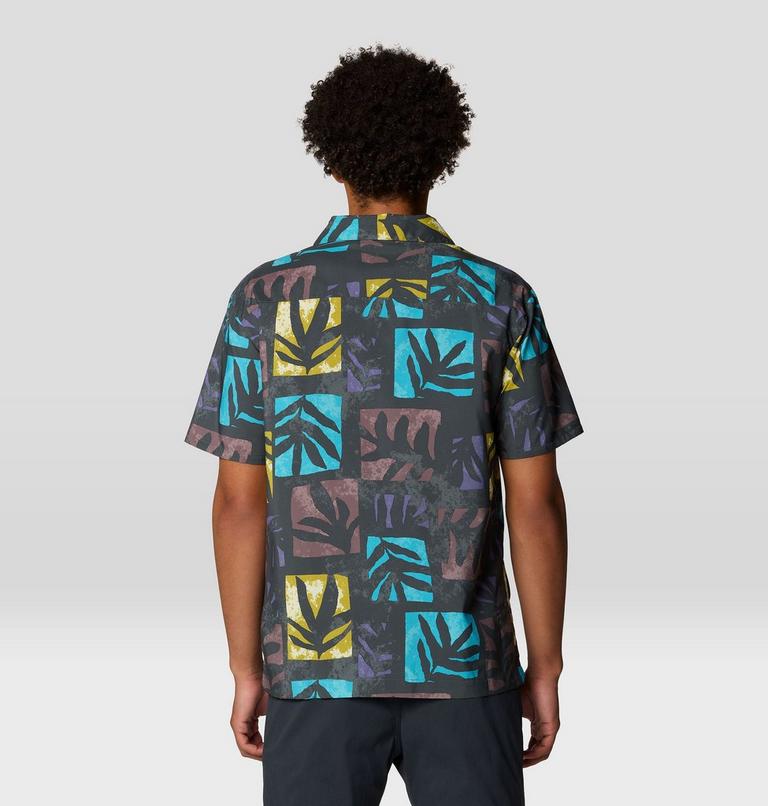 Men's Trail Sender Camp Shirt, Color: Allium Meadows Print, image 3