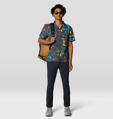 Men's Trail Sender Camp Shirt, Color: Allium Meadows Print, image 6