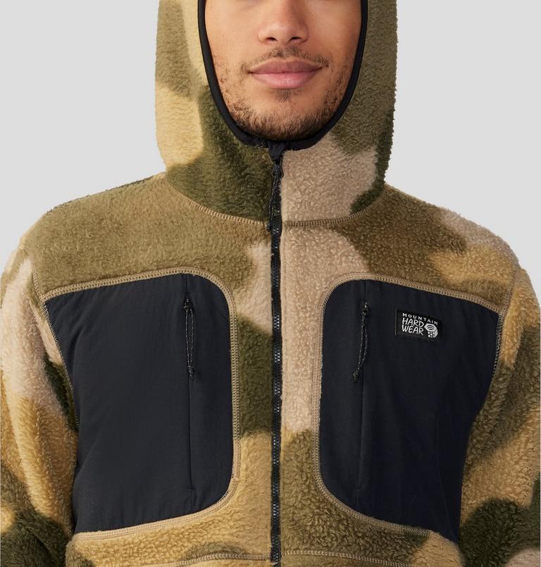 Chandail à capuchon imprimé en polaire HiCamp Homme, Color: Sandstorm Flagstone Camo Print, image 4