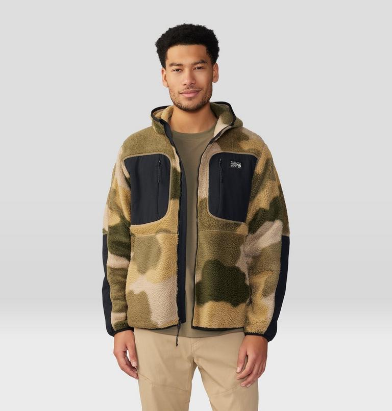 Chandail à capuchon imprimé en polaire HiCamp Homme, Color: Sandstorm Flagstone Camo Print, image 6