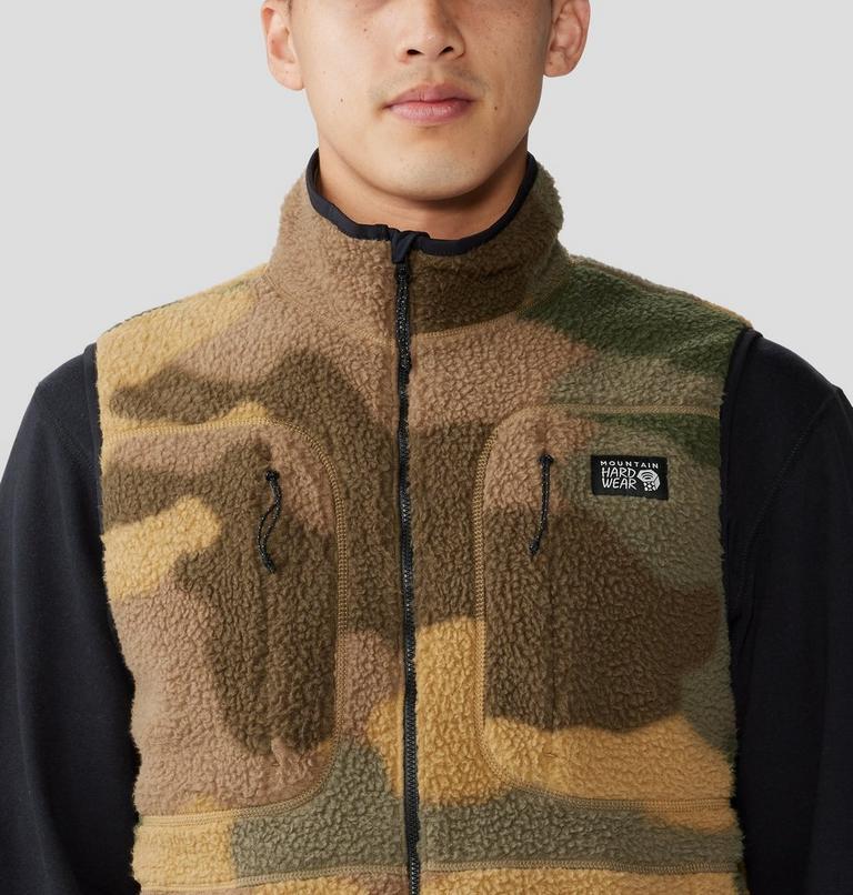 Veste sans manches imprimée en polaire HiCamp Homme, Color: Sandstorm Flagstone Camo Print, image 4