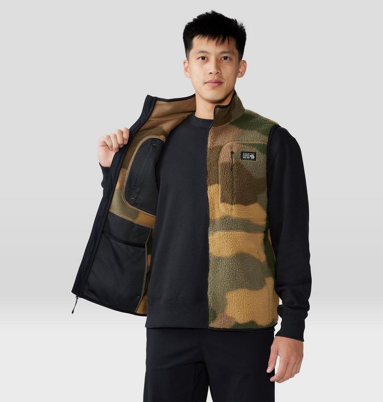 Veste sans manches imprimée en polaire HiCamp Homme, Color: Sandstorm Flagstone Camo Print, image 5