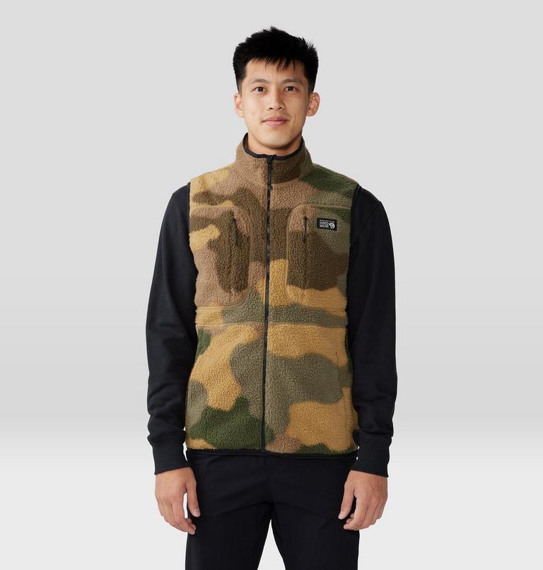 Veste sans manches imprimée en polaire HiCamp Homme, Color: Sandstorm Flagstone Camo Print, image 6