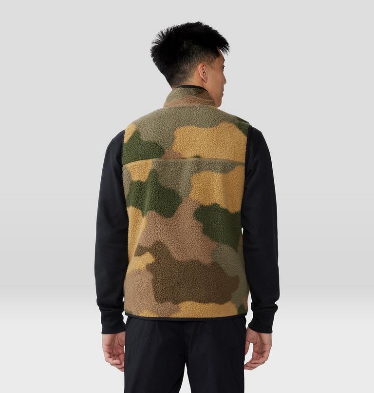Veste sans manches imprimée en polaire HiCamp Homme, Color: Sandstorm Flagstone Camo Print, image 2