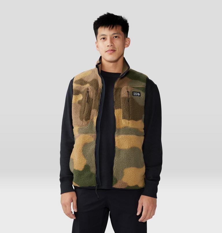 Veste sans manches imprimée en polaire HiCamp Homme, Color: Sandstorm Flagstone Camo Print, image 1