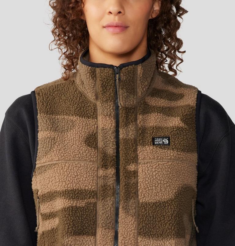 Veste sans manches imprim&eacute;e en polaire HiCamp Femme, Color: Darklands Calaveras Camo Print, image 4
