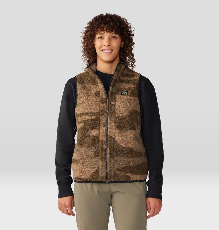 Veste sans manches imprim&eacute;e en polaire HiCamp Femme, Color: Darklands Calaveras Camo Print, image 5