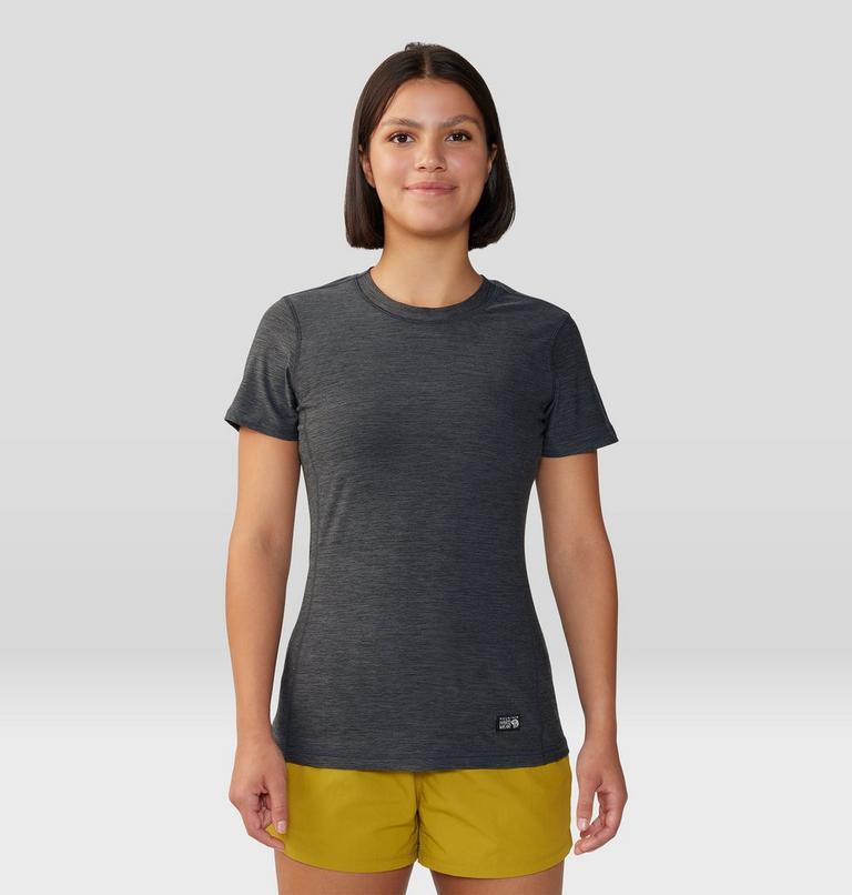 Women's Chillaction Short Sleeve, Color: Black Heather, image 6