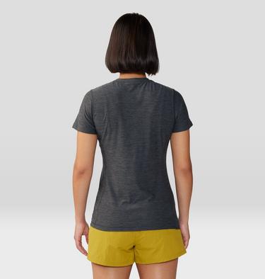 Women's Chillaction Short Sleeve, Color: Black Heather, image 6
