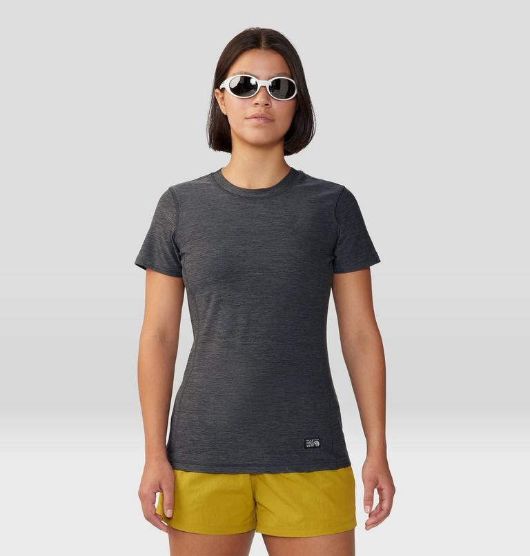 Women's Chillaction Short Sleeve, Color: Black Heather, image 1