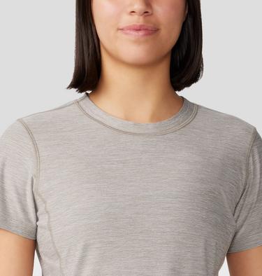 Women's Chillaction Short Sleeve, Color: Dunes Heather, image 4