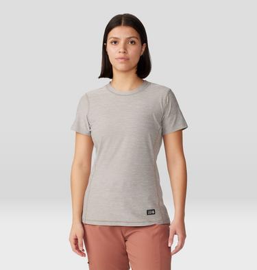 Women's Chillaction Short Sleeve, Color: Dunes Heather, image 1