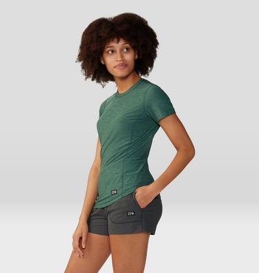 Women's Chillaction Short Sleeve, Color: Aqua Green Heather, image 11