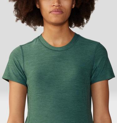 Women's Chillaction Short Sleeve, Color: Aqua Green Heather, image 12