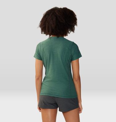 Women's Chillaction Short Sleeve, Color: Aqua Green Heather, image 10