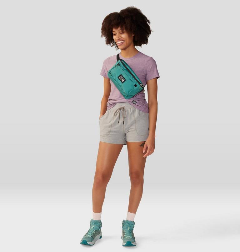 Women's Chillaction Short Sleeve, Color: Dark Daze Heather, image 5