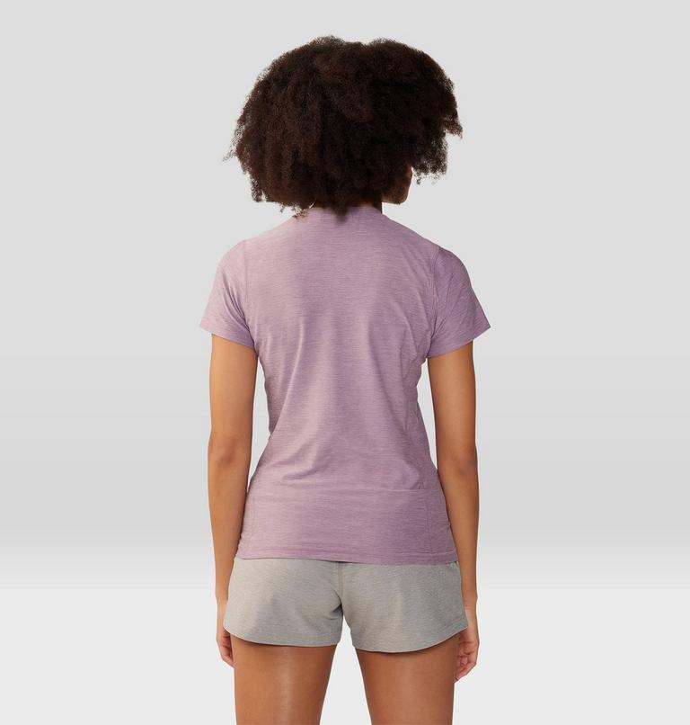 Women's Chillaction Short Sleeve, Color: Dark Daze Heather, image 2