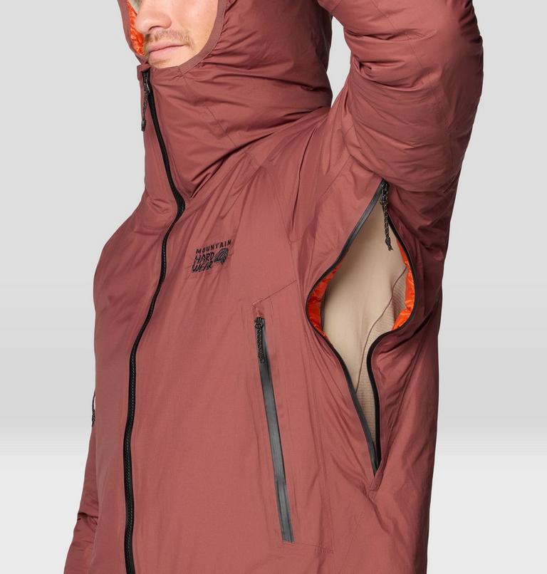 Men's Storm Whisperer Insulated Jacket, Color: Bourbon Brown, image 8