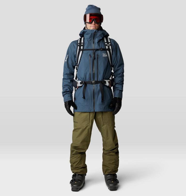 Men's High Exposure GORE-TEX C-KNIT Bib, Color: Combat Green, image 10