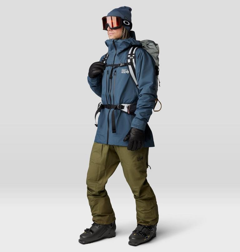 Men's High Exposure GORE-TEX C-KNIT Bib, Color: Combat Green, image 11