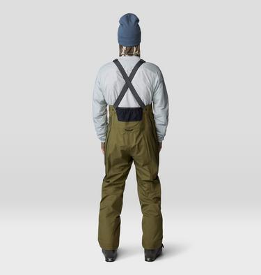 Men's High Exposure GORE-TEX C-KNIT Bib, Color: Combat Green, image 3