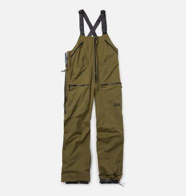 Men's High Exposure GORE-TEX C-KNIT Bib, Color: Combat Green, image 2