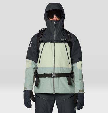 Men's Sky Ridge GORE-TEX Jacket, Color: Wet Stone, White Sage, Black, image 4