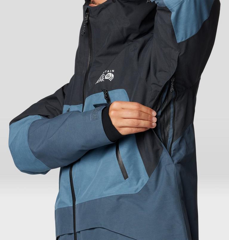 Men's Sky Ridge GORE-TEX Jacket, Color: Moon Blue, Adriatic Blue, Black, image 7