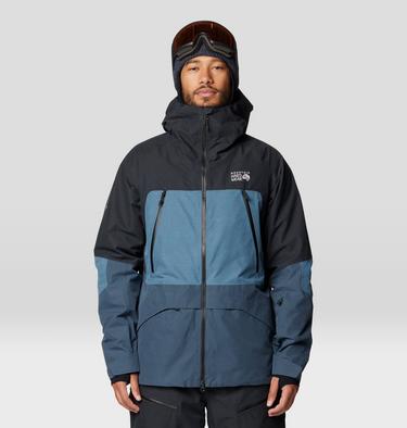 Men's Sky Ridge GORE-TEX Jacket, Color: Moon Blue, Adriatic Blue, Black, image 9