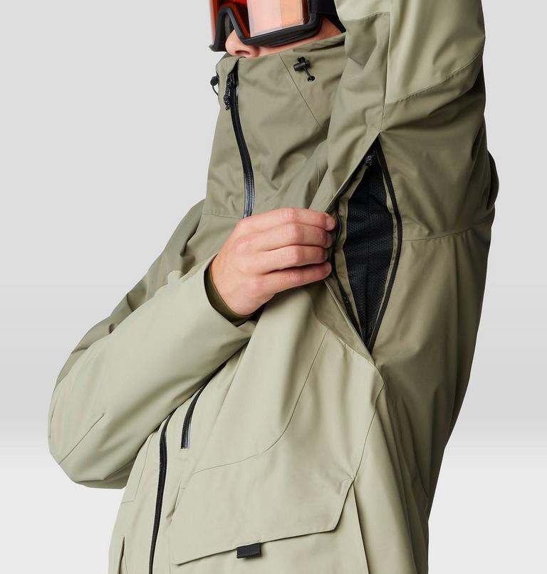 Men's Firefall Insulated Jacket, Color: Mantis Green, Stone Green, image 7