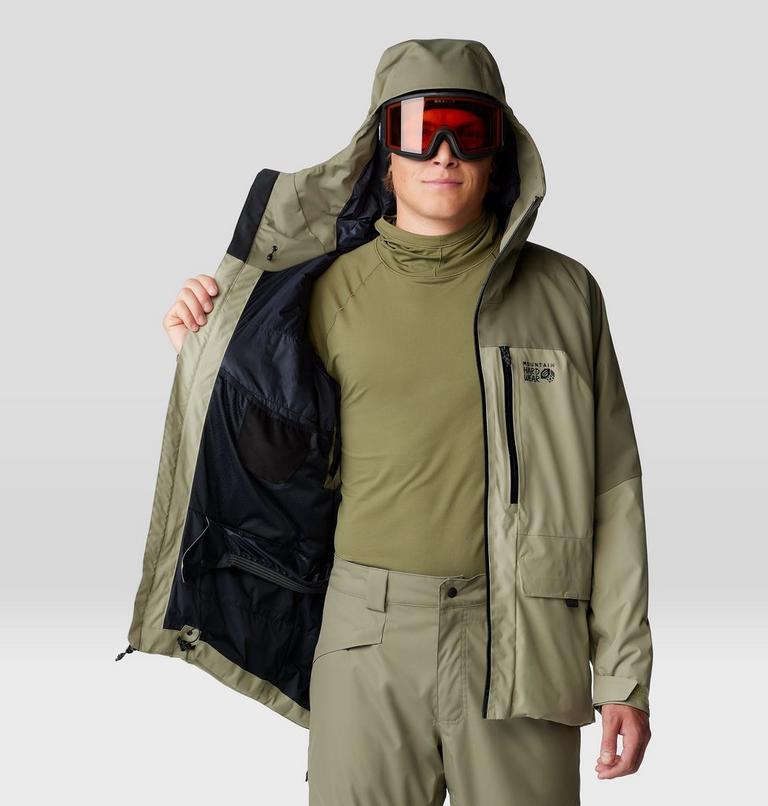 Men's Firefall Insulated Jacket, Color: Mantis Green, Stone Green, image 8