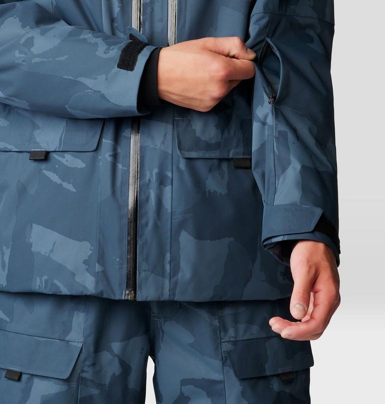Men's Firefall Insulated Jacket, Color: Moon Blue Ombre, image 10