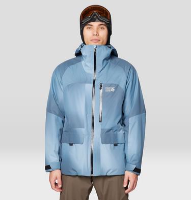 Men's Firefall Insulated Jacket, Color: Moon Blue Ombre Print, image 5