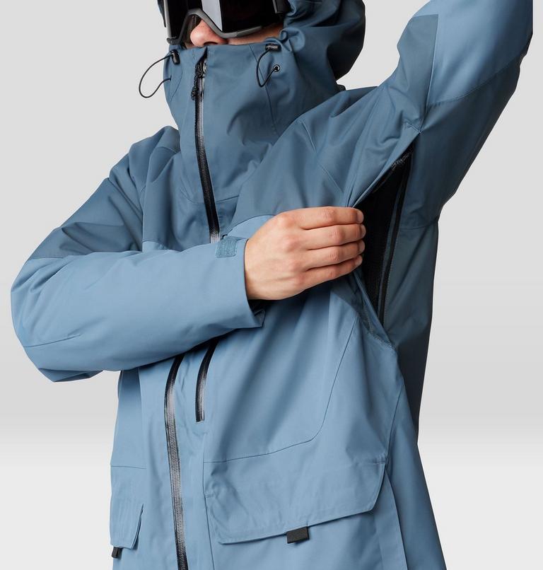 Men's Firefall Insulated Jacket, Color: Adriatic Blue Ombre, image 7