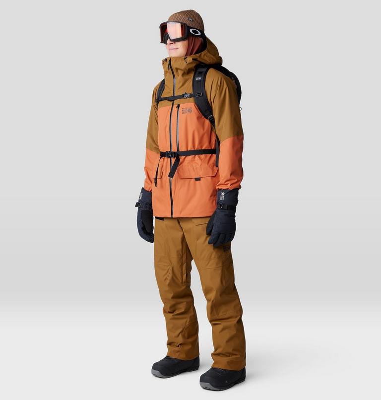 Men's Firefall Insulated Jacket, Color: Raw Carnelian / Golden Brown, image 12