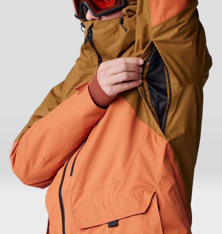 Men's Firefall Insulated Jacket, Color: Raw Carnelian / Golden Brown, image 7