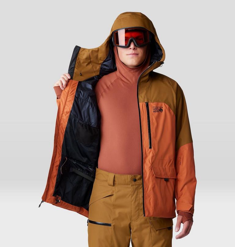 Men's Firefall Insulated Jacket, Color: Raw Carnelian / Golden Brown, image 8